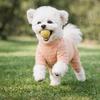 Dog Belly Protective Apparel Soft Dog Striped Jumpsuit Four-legged Warm Dog Pajamas Comfortable Dog Recovery Suit Daily Wear