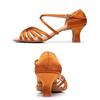 Stylish 5 Cm High Heel Adult Female Ballroom Dancing Shoes With Exposed Toe