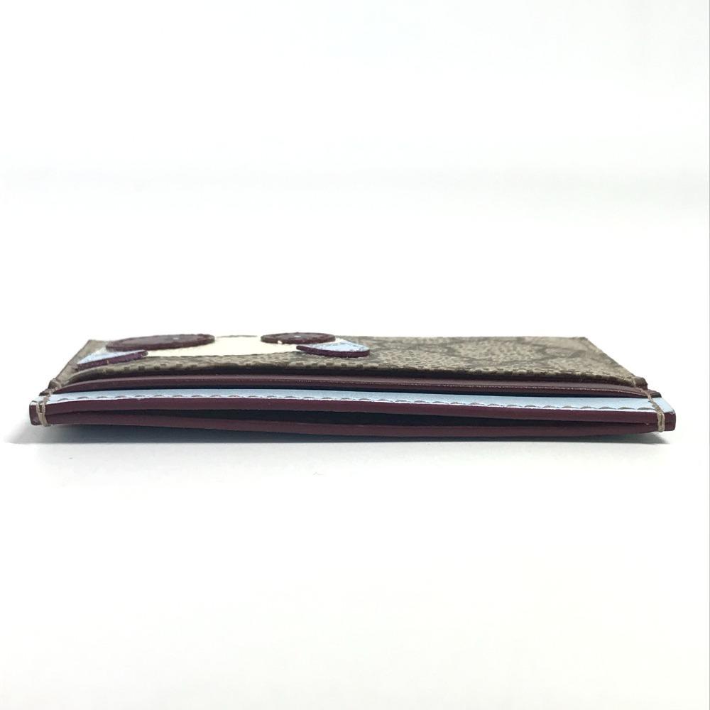 GUCCI 818769  GG Supreme logo panda Business Card Holder Card Case