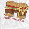 MTV Mens Hamburger Logo T-Shirt