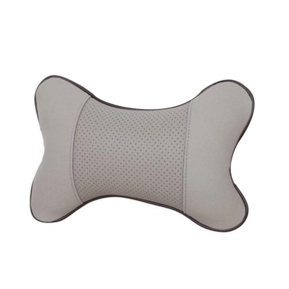 Comfortable Auto Seat Head Neck Rest Cushion PU Leather Headrest Pillow Pad Car Decoration