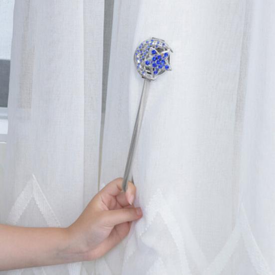 Moon Star Magnetic Curtain Rope Buckle Holder Tieback Strap Belt Home Decoration