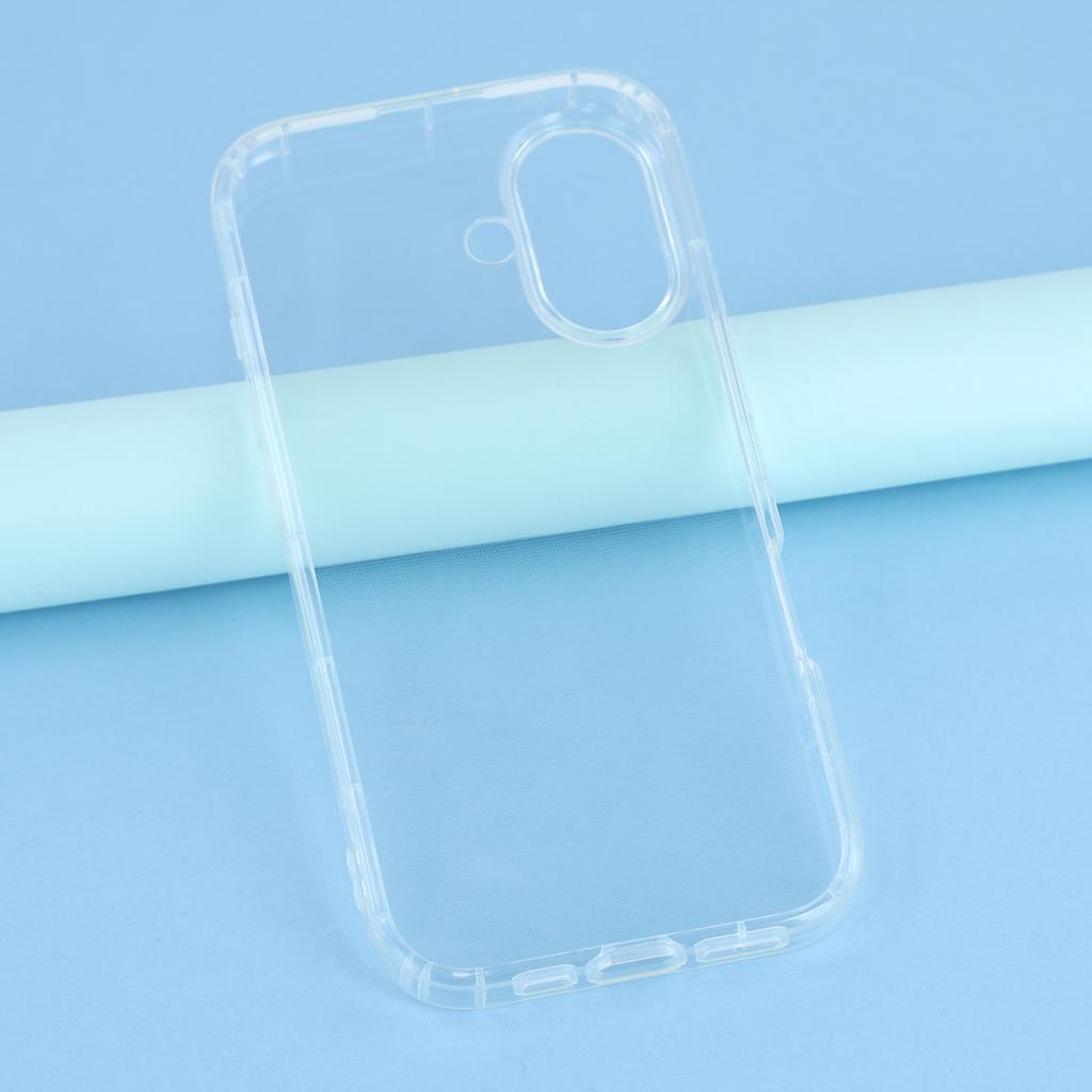 Для iPhone 17 Чехол Прозрачный ТПУ Задняя Крышка Телефона Защита Подушками Безопасности