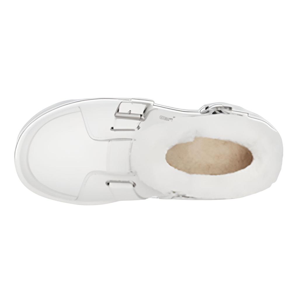 UGG Женские короткие ботинки на мини-пряжке Белые 1138157-WHT