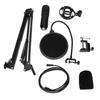 USB Microphone Set Professional Domestic Game Microphone with Bracket for Computer Radio
