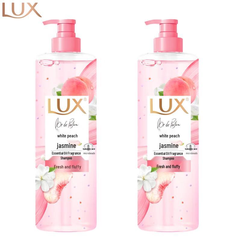 LUX White Peach Jasmine Moisturizing Shampoo Twin Pack