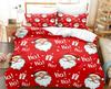 Christmas Quilt Cover Bedding Set Duvet Comforter Pillow Case Twin Queen King Double Full Single 3Pcs Bedroom Decor Women Gift