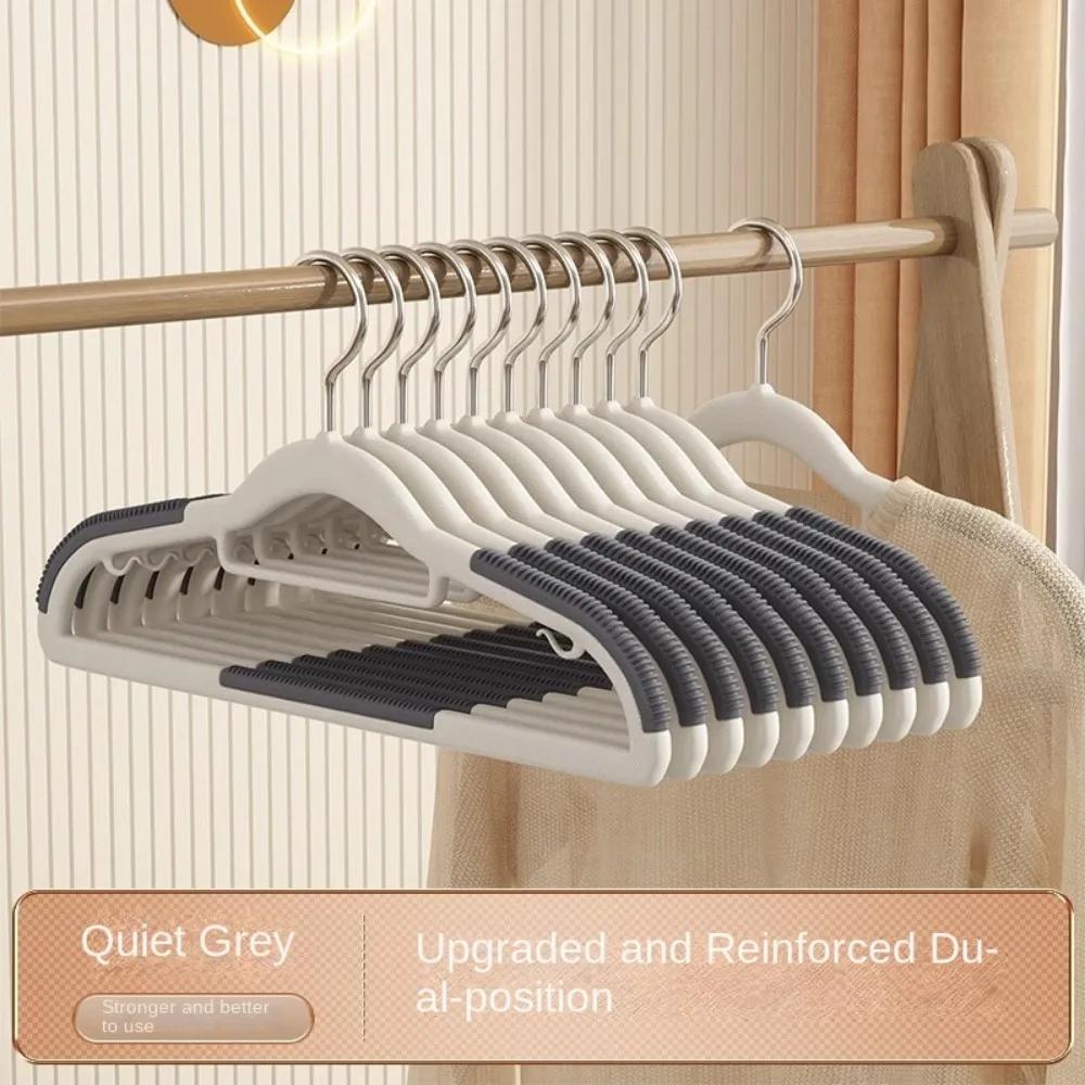 Нескользящая не оставляющая следов пластиковая двухпозиционная вешалка для домашнего использования