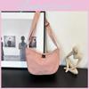 Fashionable Black Red Blue Pink Orange White Dumpling Crossbody Bag For Women