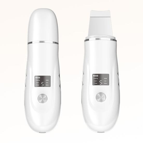 Ультразвуковой пилинг, ручной аппарат для удаления черных точек, глубокая очистка, шпатель для лица, ультразвуковой скруббер для кожи