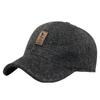 Winter Hat Men'S Woolen Baseball Cap Outdoor Ear Cap Thermal Cap