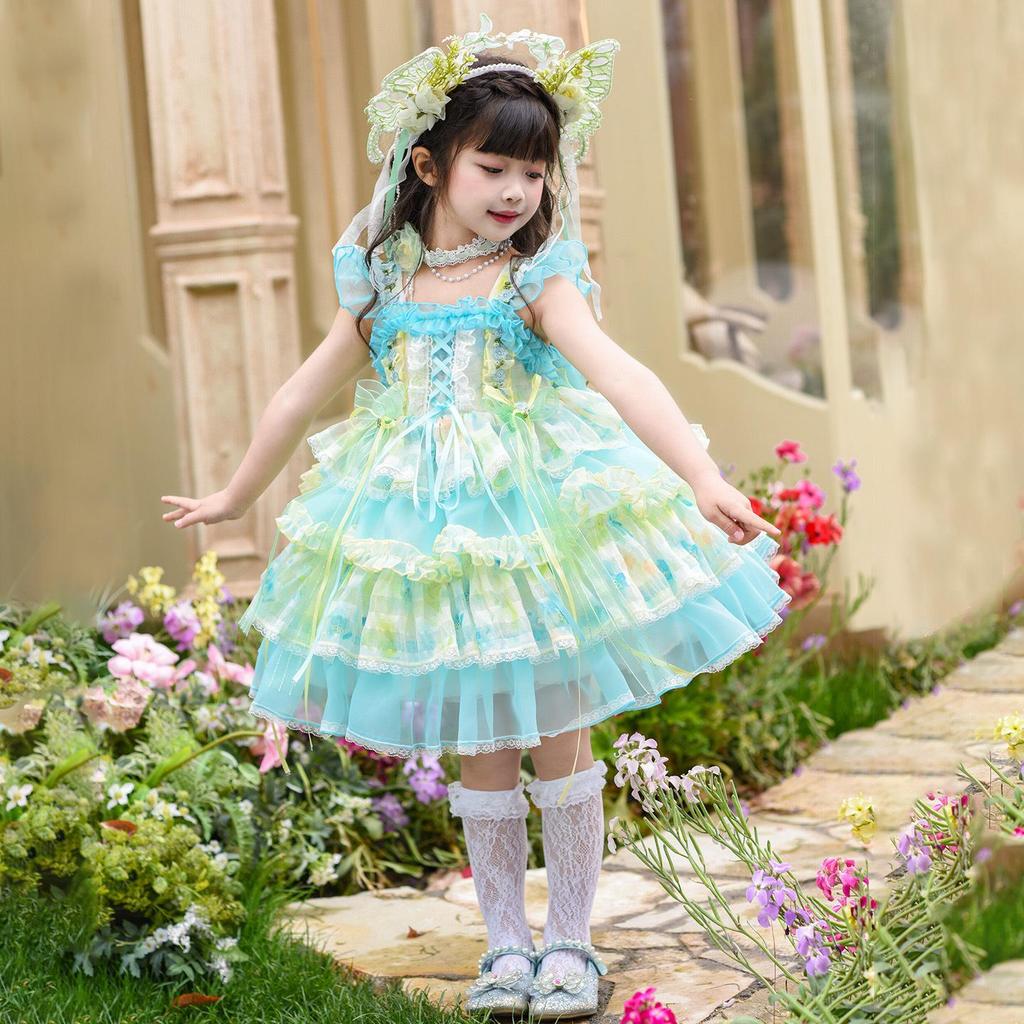 Girls' Summer Lolita Dress - Wizard of Oz Princess Birthday & Festival Gown