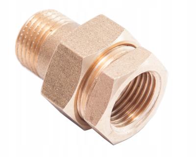 Śrubunek Mosiężny Prosty Uszczelnienie Stożkowe 1/2” GZ/GW Producent SIZER