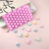 55 Hole Mold Candle Making Box Love Heart Shaped Silicone Chocolate Mold DIY Heart Cake Baking Mold Valentine's Day Supplies