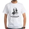 CafePress - Шекспир - Мой Чувак - 100% Хлопок Футболка Белая