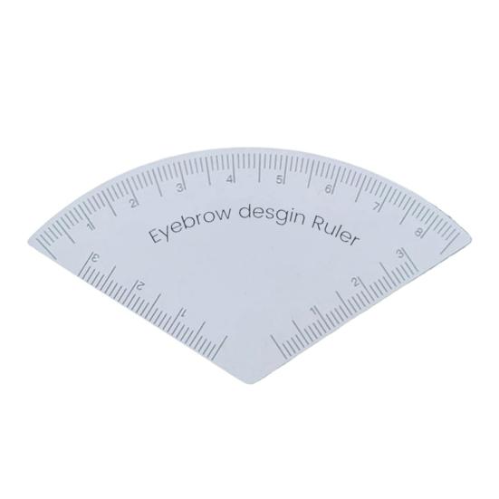 Eyebrow Design Ruler Portable Fast Drawing Guide Professional Eyebrow Shaping Tool for Beginners Pros