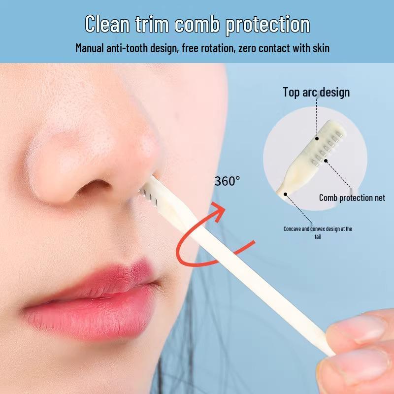 Double-Headed Manual Nose & Ear Hair Trimmer