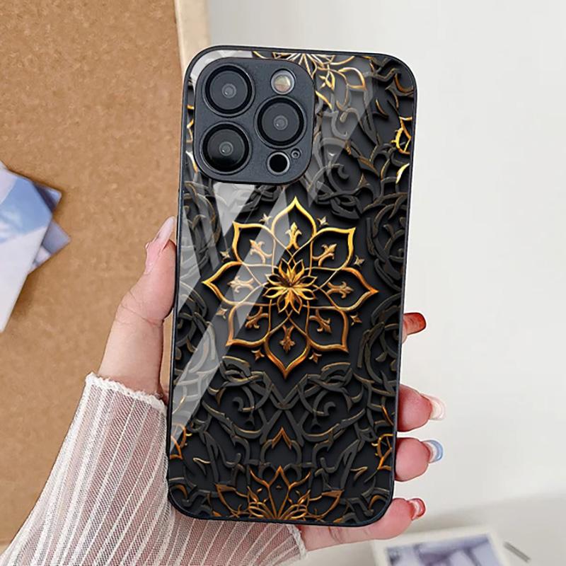 Чехол из закаленного стекла для iPhone 15 Pro Max Funda iPhone 11 13 14 15 12 XR 7 8 Plus X Xs 13pro 15pro с леопардовым принтом