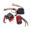 Waterproof F540 3300KV 4 Pole Brushless Motor 60A ESC Set with Heat Sink Combo for 110 RC Car