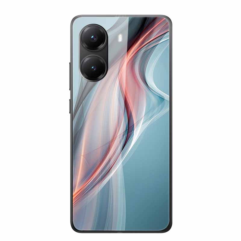 Glass Case For Poco X7 Pro Case X7Pro Hard Tempered Glass Back Cover Soft Bumper For Xiaomi Poco X7 Pro Case PocoX7 Pro Fundas