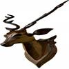 Deer Head Wall Hanging Wooden Deer Artwork Wall Decoration Product Wall Decor