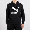 Puma Классические мужские топы с капюшоном и длинным рукавом с принтом и завязками, черные 599300-01