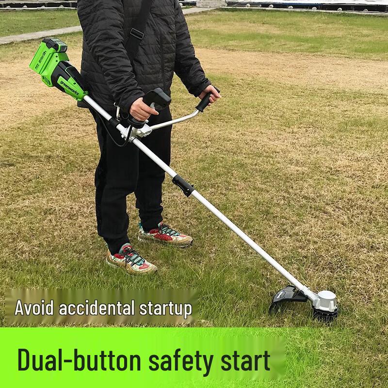 Greenworks 40V Cordless Electric Brush Cutter & Weed Trimmer Kit CN plug (adapter included)