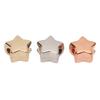 50pcs 3 Colors Jewelry Making Beads Small Hole Star Spacer Beads Star Shaped Beads  Anklet Craft