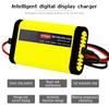 12V 2A Car Motorcycle Battery Charger Full Automatic 3 Stages Lead Acid AGM GEL Intelligent LCD