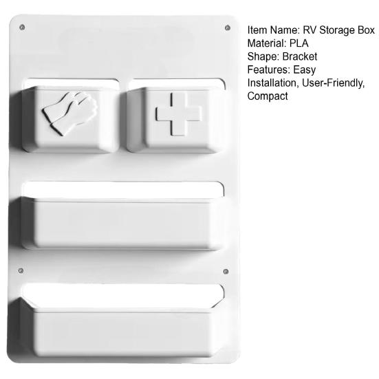 Ящик для хранения в автодоме с несколькими отделениями, органайзер на дверь для дверей автодома, установка без сверления, водонепроницаемый, устойчивый к царапинам, аксессуар для хранения в интерьере автодома