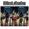 Safety Helmet Shape Reflective Keychain Creative Vest Shape Vest Shaped Keychain  For Night Sports
