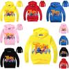Толстовка с капюшоном Poppy Bobble из мультфильма Dreamworks Trolls для детей Мягкая и стильная хлопковая одежда