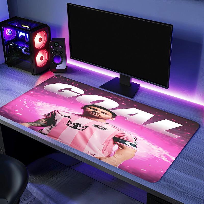 Inter Miami CF Mouse Pad - Non-Slip Rubber Base, Smooth Surface for Work,Gaming,Office,And Home Use, Desk Mouse Pad
