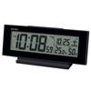 Clock Alarm Clock Always On Radio Wave Digital Calendar Temperature Humidity Display Visible Even At Night Black 82 X 206 X 51 Mm SQ324K