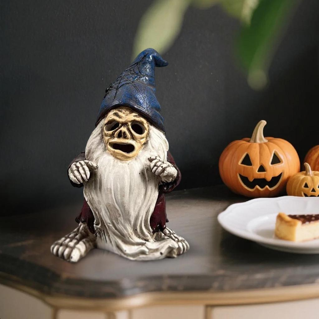 Изделия из смолы, Скелеты на Хэллоуин, Пожилые украшения, Открытые дворы, Гостиные, Маленькие украшения, Подарки