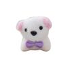 Cute Heartfelt Plush Dog Bean Bear Keychain Gift With Customizable Colors And Design