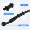 Motoforti 70cm Motorcycle Brake Clutch Oil Hose Line  Black