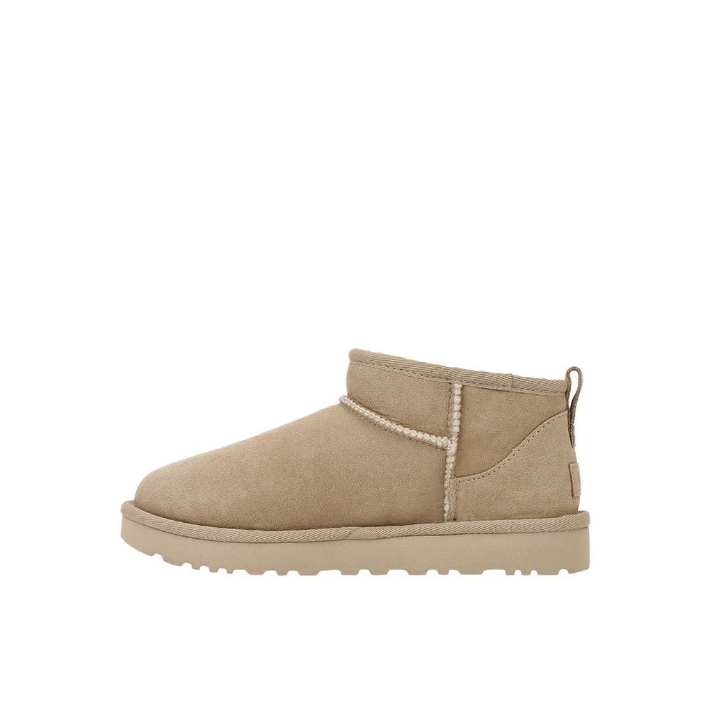UGG Классические ультра мини-ботинки Sand женские кроссовки кремовые 1116109-SAN