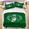 Boston Celtics Team Spirit Bedding(1 * duvet cover + 2 * pillowcase, without core)Christmas birthday gift Duvet cover and pillowcase