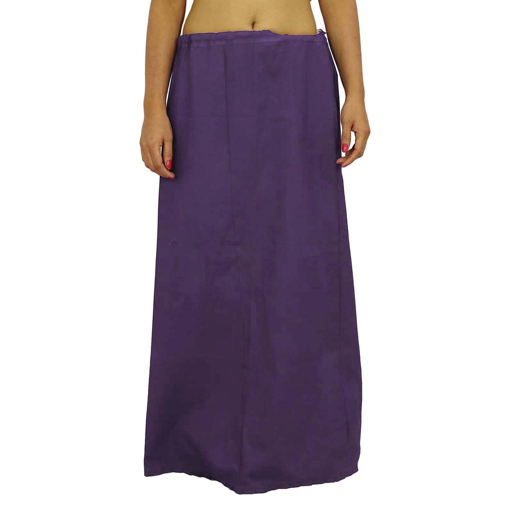 Сари Нижняя юбка Нижняя юбка Хлопок Болливуд Индийская подкладка Для сари