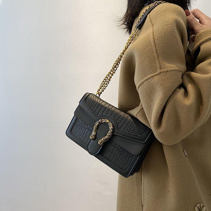 Женская модная сумка через плечо Dionysus с узором из камня и крокодила 2024