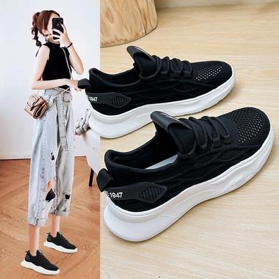 Летние дышащие удобные кроссовки 2024 Весна Лето Новая корейская версия сетчатые модные студенческие повседневные кроссовки женские