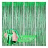 4Pcs Rain Curtain Lightweight Reusable Shiny Fringe Backdrop Curtains for Parties Birthdays Celebrations