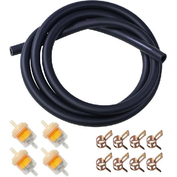 Dirt Bike Gas Fuel Line Hose Fuel Filter For 50Cc 110Cc 125Cc TaoTao Coolster Apollo GY6 Motorcycle Pit Bike Motocross Pocket Bike Chinese Atv Four