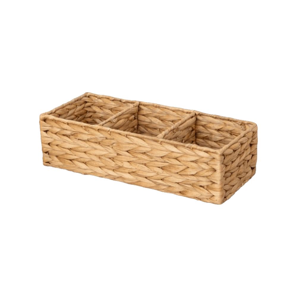 Large Capacity Storage Box Multi-Purpose Desktop Organizer Woven Storage Basket Desktop