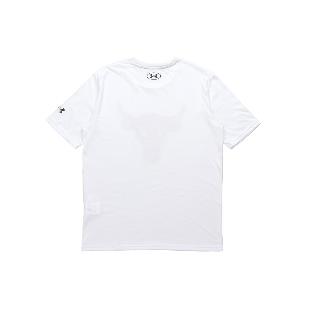 Under Armour Мужская спортивная футболка для тренировок, белая 1361733-112