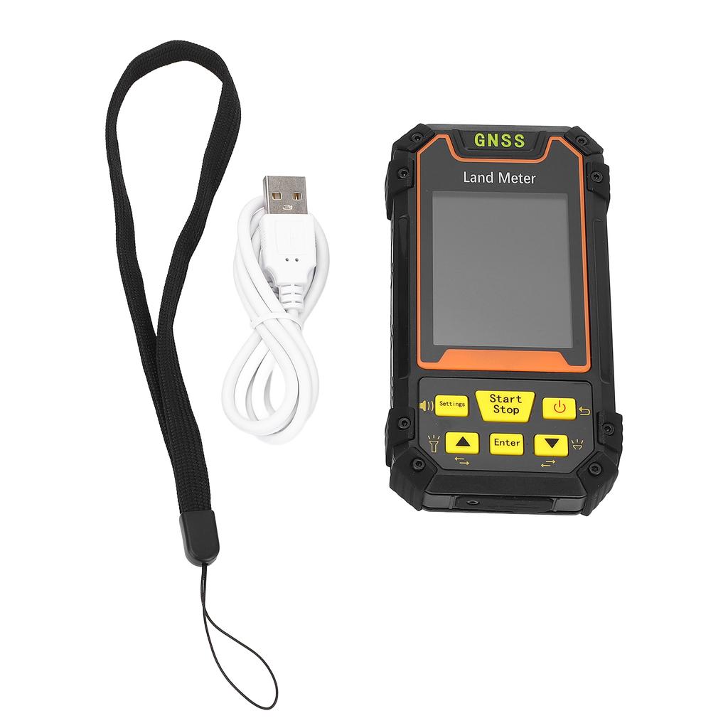 Измеритель площади участка 2,4-дюймовый цветной экран Многофункциональный портативный GNSS-приемник GPS измеритель площади