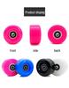 Double Row High-Elastic Shock Absorbing PU Four-Wheel Roller Skate Wheels - Non-Flashing, Universal Accessory