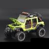 Новый 1:24 Jeep Wrangler Rubicon Модель пикапа из сплава, литая под давлением, игрушечная модель внедорожника, коллекция со звуком и светом, детский подарок