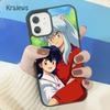 Krajews Аниме Инуяша Мягкий Чехол для Телефона для iPhone 14 5 SE 6s 7 8 plus X XR XS 11 12 13 pro max Samsung S21 S22 ultra